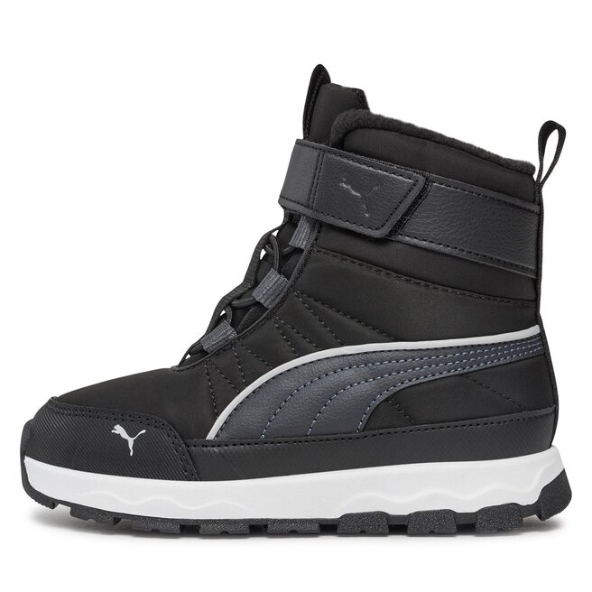 PUMA Evolve Boot Alternative Closure Plus (Little Kid) Puma Black/Strong Gray/Puma White 1.5 Little Kid M