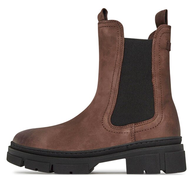 Bottines Chelsea Tamaris 1 25901 41 Mocca Nubuc 302 chaussures
