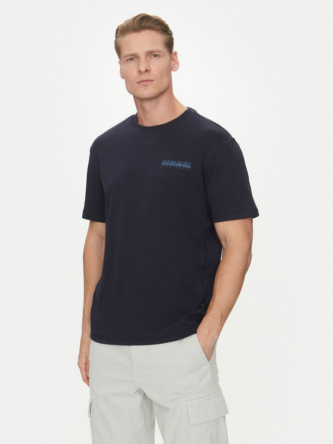 Napapijri Napapijri Camiseta S-Vanni NP0A4IED Azul marino Regular Fit