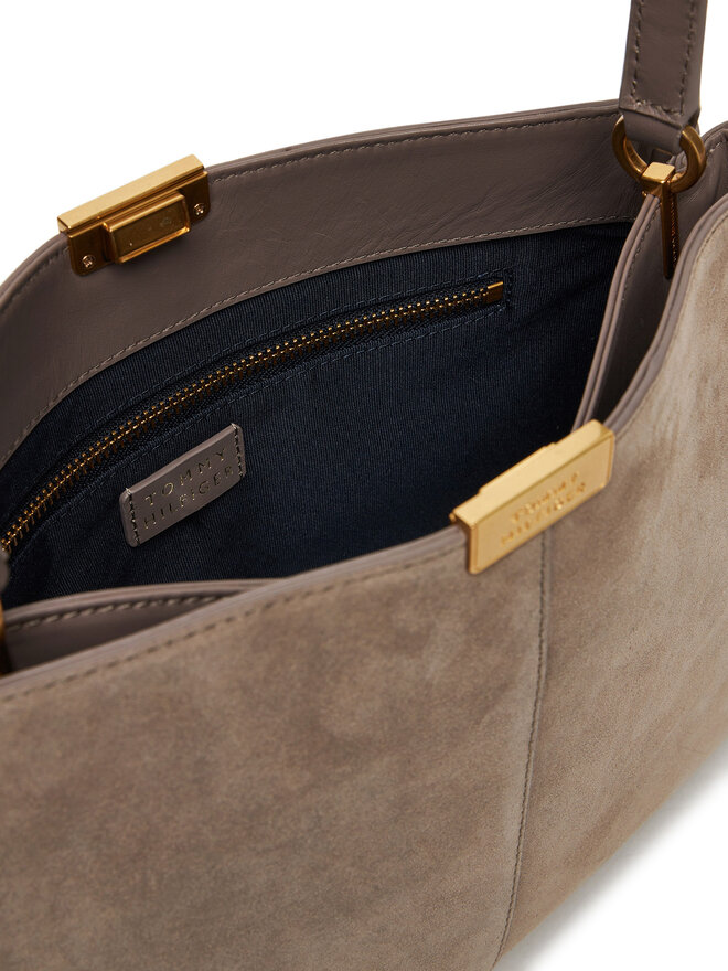 Tommy Hilfiger Сумка Tommy Hilfiger Casual Leather Shoulder Bag Sued AW0AW18201 Бежевий