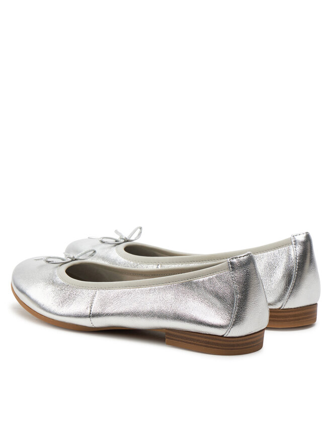 Tamaris Baleriny Tamaris 1-22116-41 Srebrny