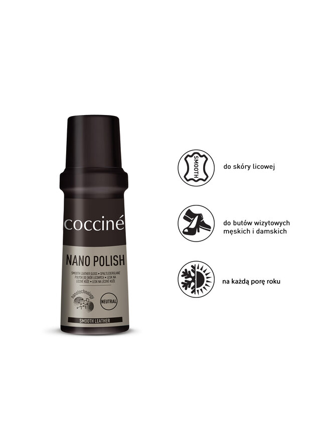 Coccine Spodrināšanas līdzeklis Coccine Nano Polish 55/30/75/02/Z/V4 Melns