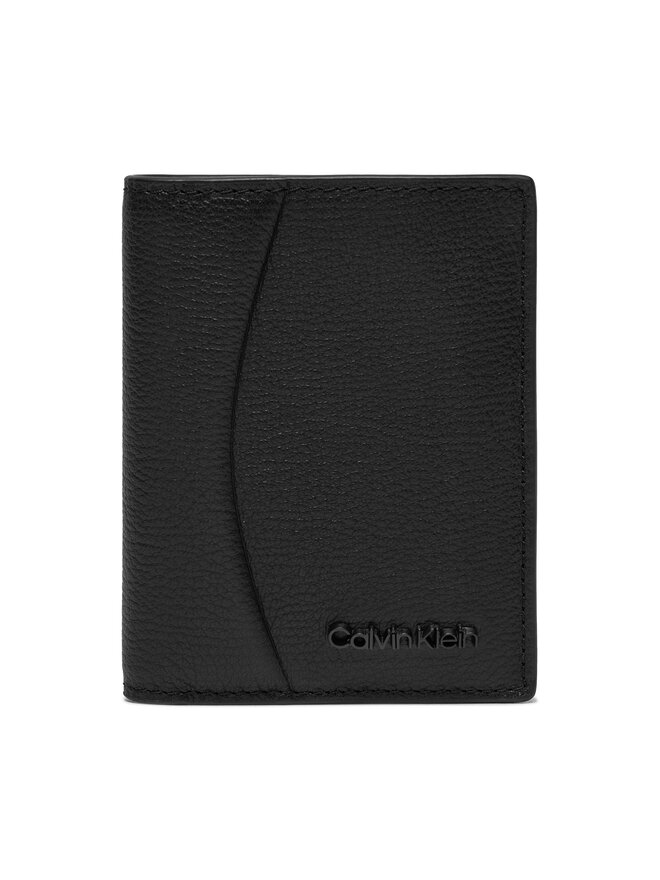 Calvin Klein Malá pánská peněženka Calvin Klein MINIMAL FOCUS BIFOLD 10CC W/BILL K50K511936 Černá