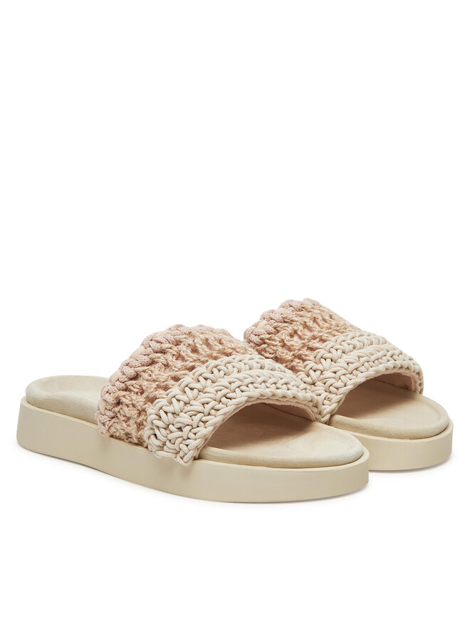 Inuikii Šľapky Inuikii Loose Knitted 70104-110 Béžová