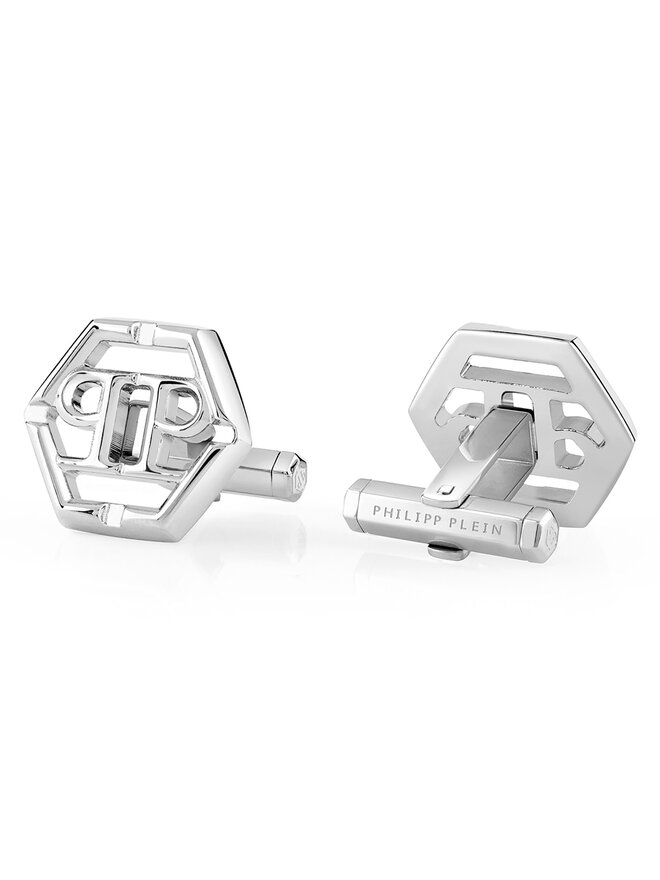 PHILIPP PLEIN Spinki do mankietów PHILIPP PLEIN Plein Icon PJ9AA10CU Srebrny