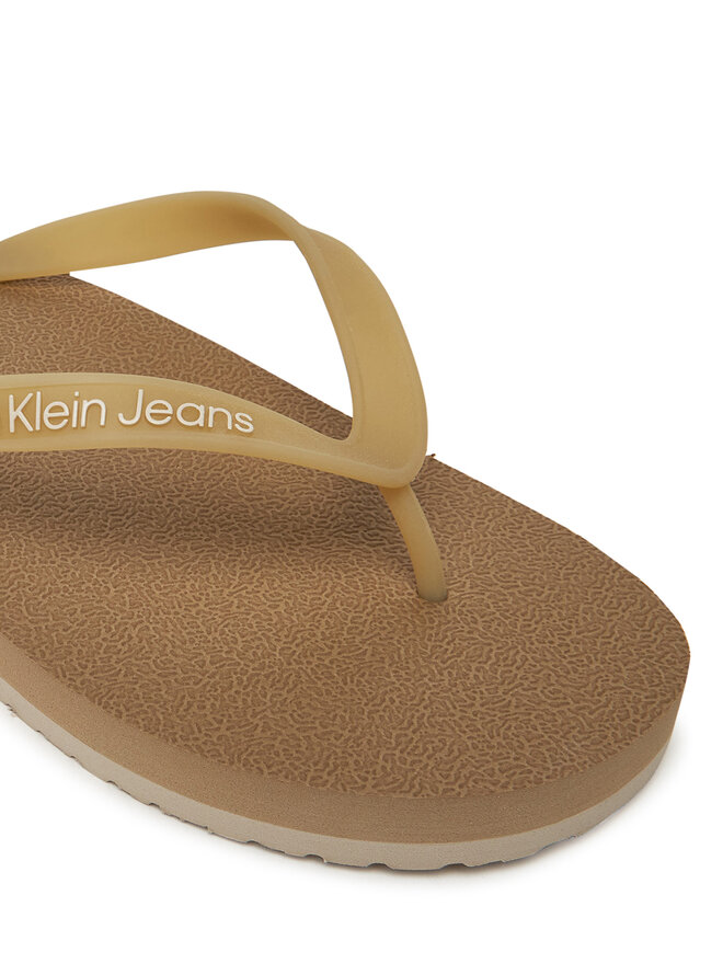 Calvin Klein Jeans Flip-flops Calvin Klein Jeans Thong+ Tpu YM0YM01265 Bézs