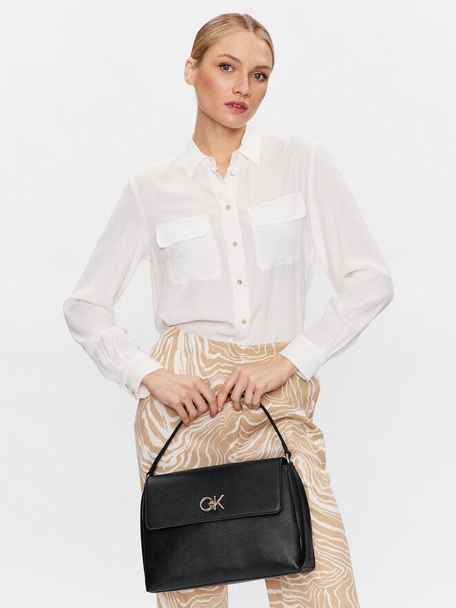 Calvin klein lock tote 2025