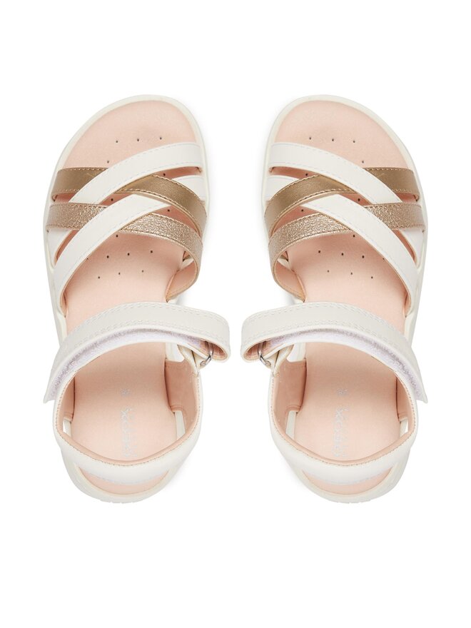 Geox Sandále Geox J Sandal Coralie Gir J356EA 054AJ C0588 S Biela