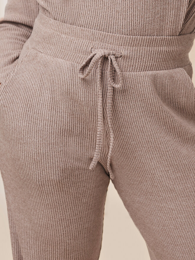 Triumph Triumph Pyjamahose Thermal MyWear Wide Leg Trousers 10216564 Beige Regular Fit