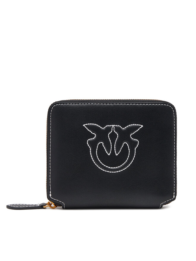 PINKO Duży Portfel Damski PINKO Taylor Zip Around PE 25 PCPL 100249 A2AN Czarny
