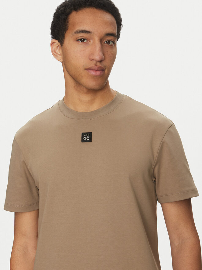 HUGO HUGO Camiseta Dalile 50505201 Marrón Regular Fit