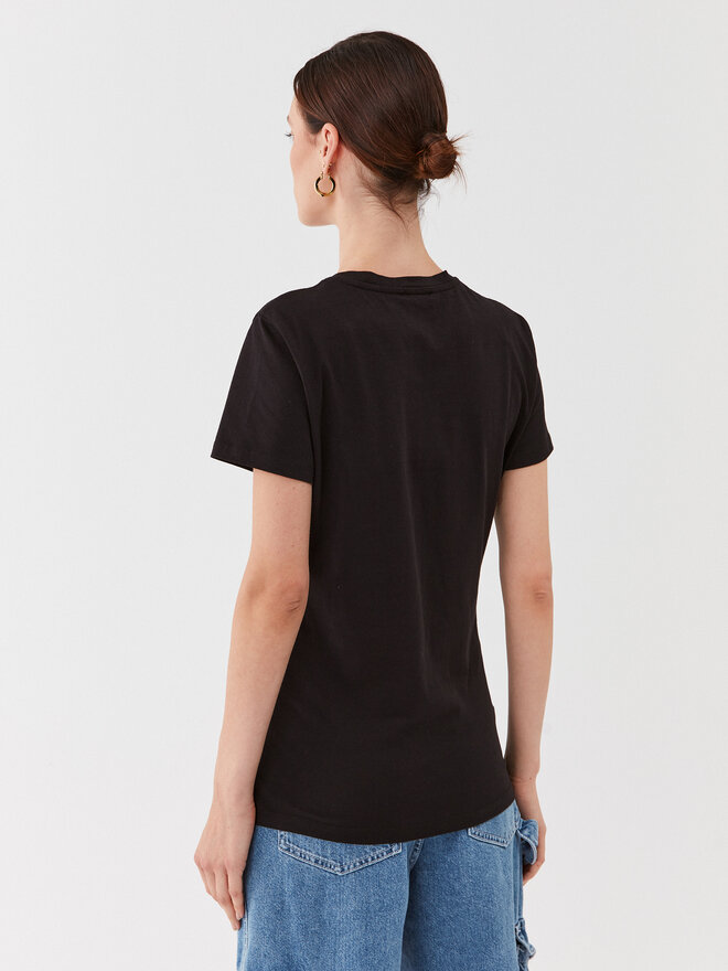 Liu Jo Liu Jo T-Shirt 5F3135 JS923 Schwarz Regular Fit