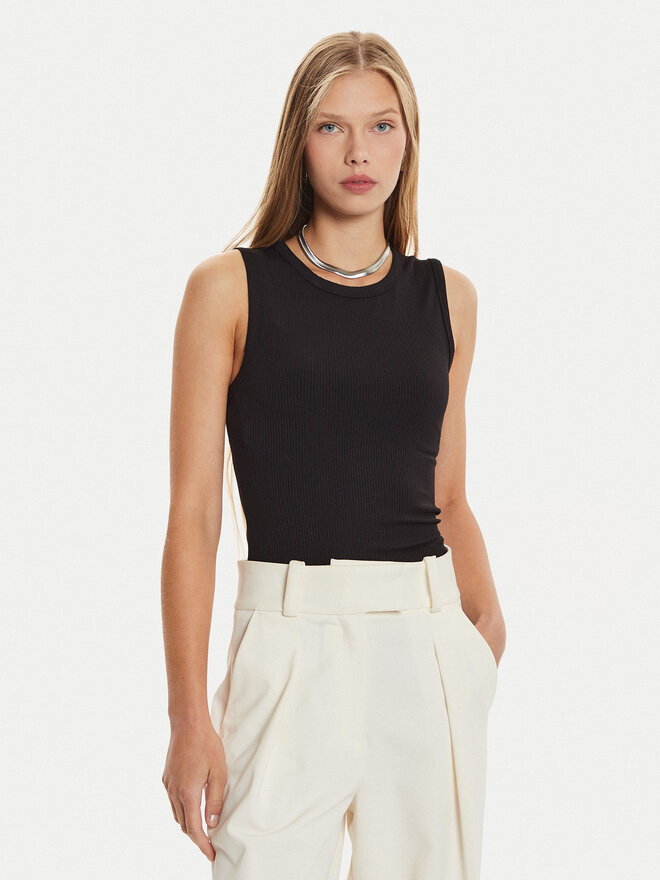Calvin Klein Calvin Klein Τοπ K20K207748 Μαύρο Slim Fit