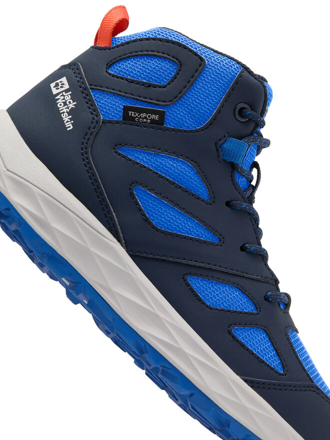 Jack Wolfskin Bakancs Jack Wolfskin Woodland 2 Texapore Mid K 4059831 Sötétkék