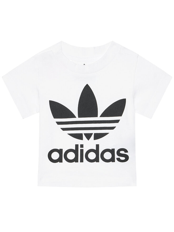adidas adidas T-Shirt Trefoil DV2828 Λευκό Regular Fit