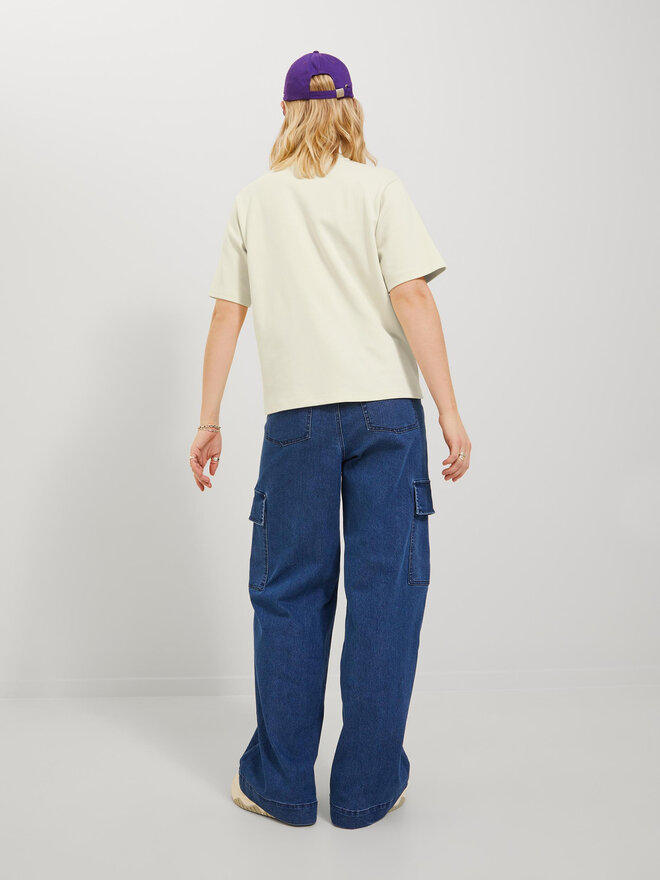 JJXX JJXX Camiseta 12241203 Écru Loose Fit