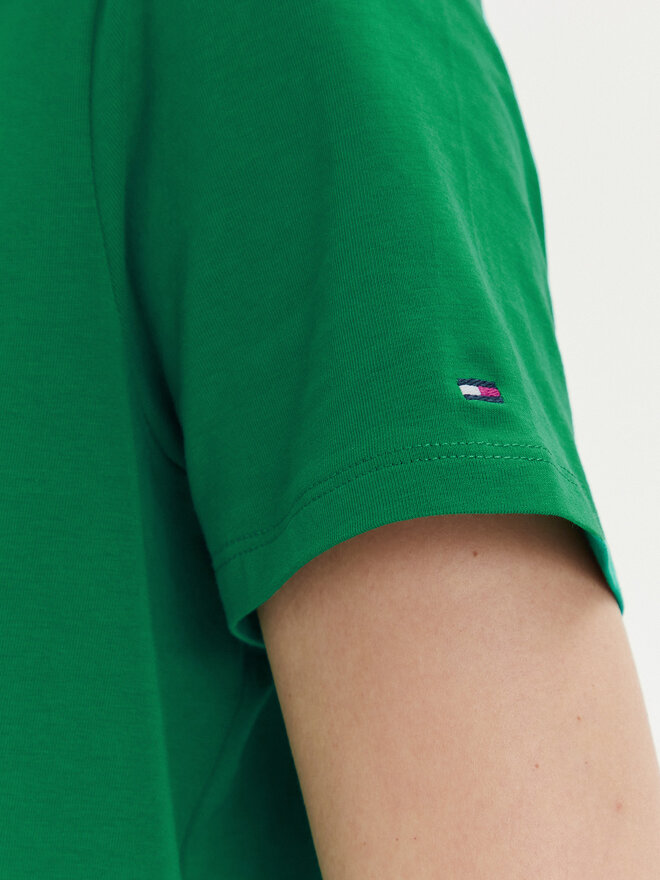 Tommy Hilfiger Tommy Hilfiger T-Shirt 1985 WW0WW37877 Grün Regular Fit
