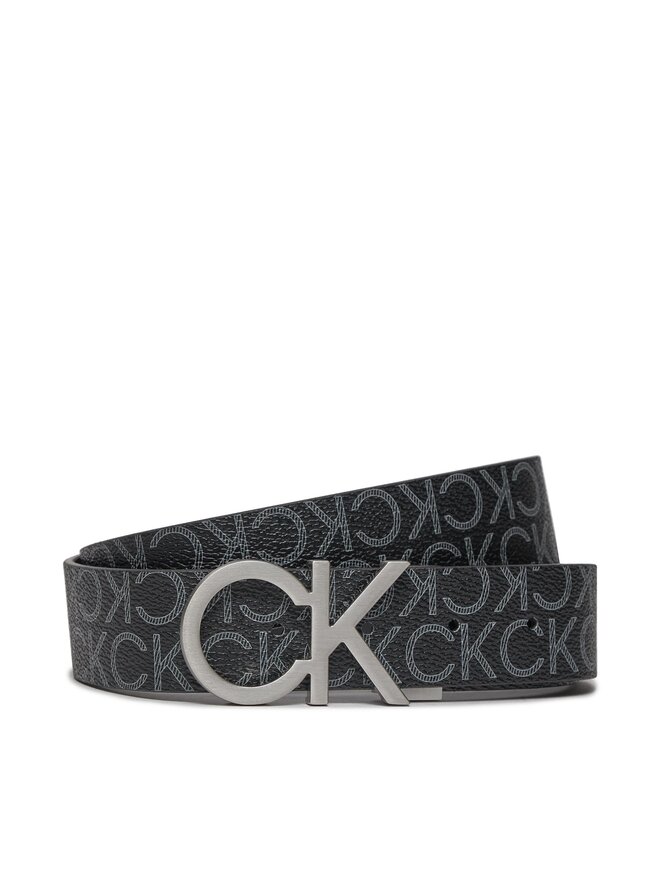 Calvin Klein Ζώνη Ανδρική Calvin Klein Ck Rev.Adj. New Mono Belt 3.5Cm K50K510075 Μαύρο