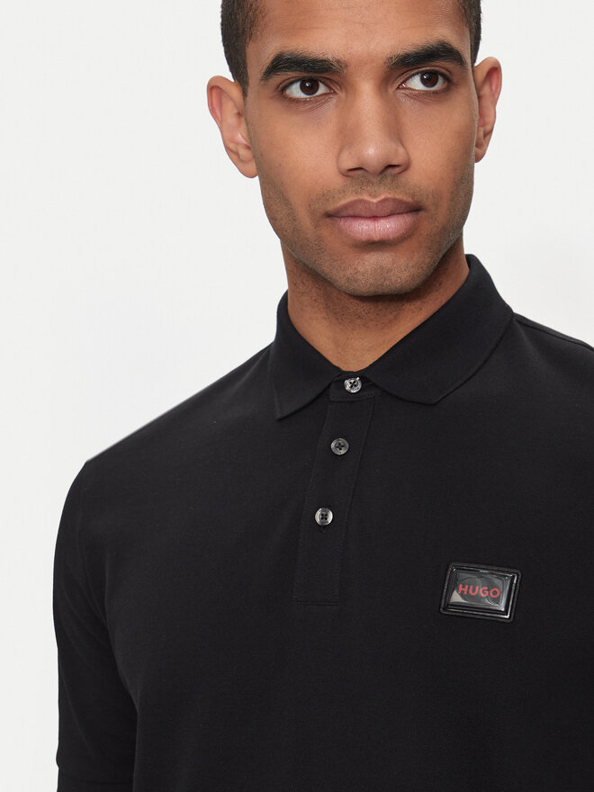 HUGO Hugo Poloshirt Dereso_Gel 50528173 Schwarz Regular Fit