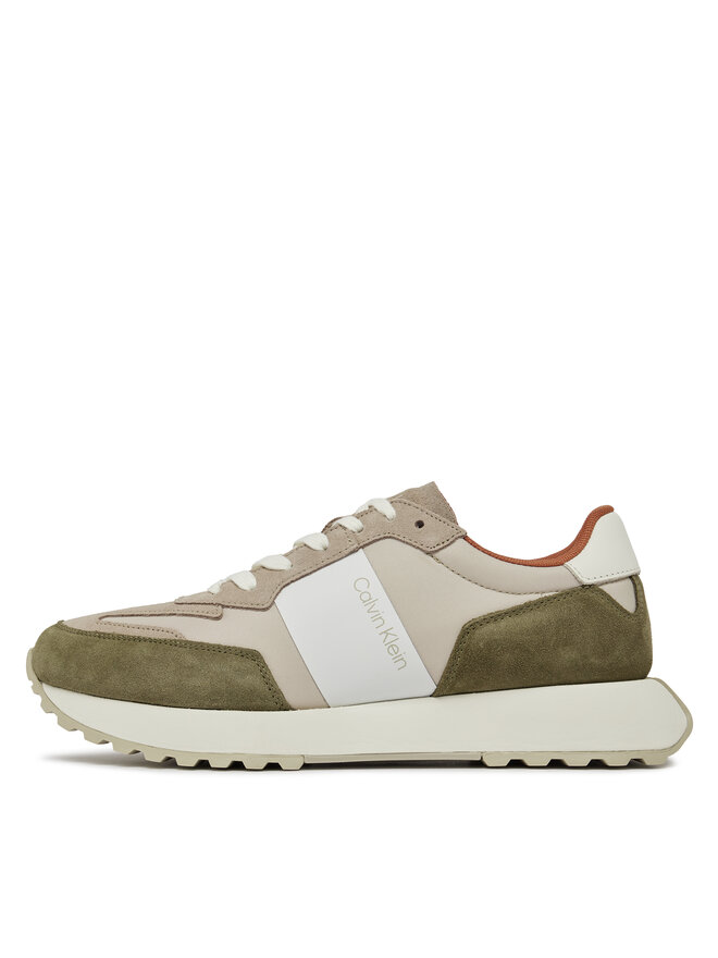 Calvin Klein Sneakers Calvin Klein Low Top Lace Up Mix HM0HM00497 Khakifarben