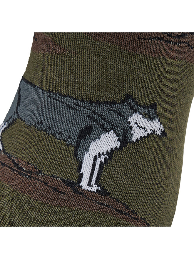 Funny Socks Κάλτσες Ψηλές Unisex Funny Socks Wild Wolf SM2/11 Έγχρωμο