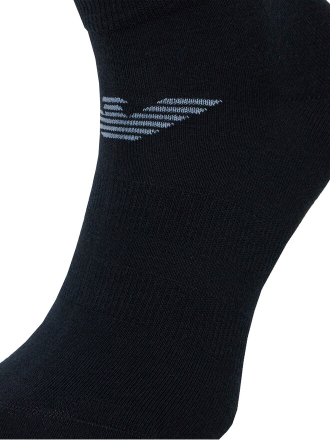 Emporio Armani Набір 3 пар низьких чоловічих шкарпеток Emporio Armani EM000550 AF12271 MB153 Cиній