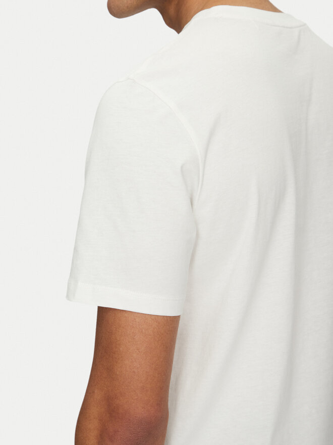 HUGO HUGO T-Shirt Dischach 50532918 Écru Regular Fit