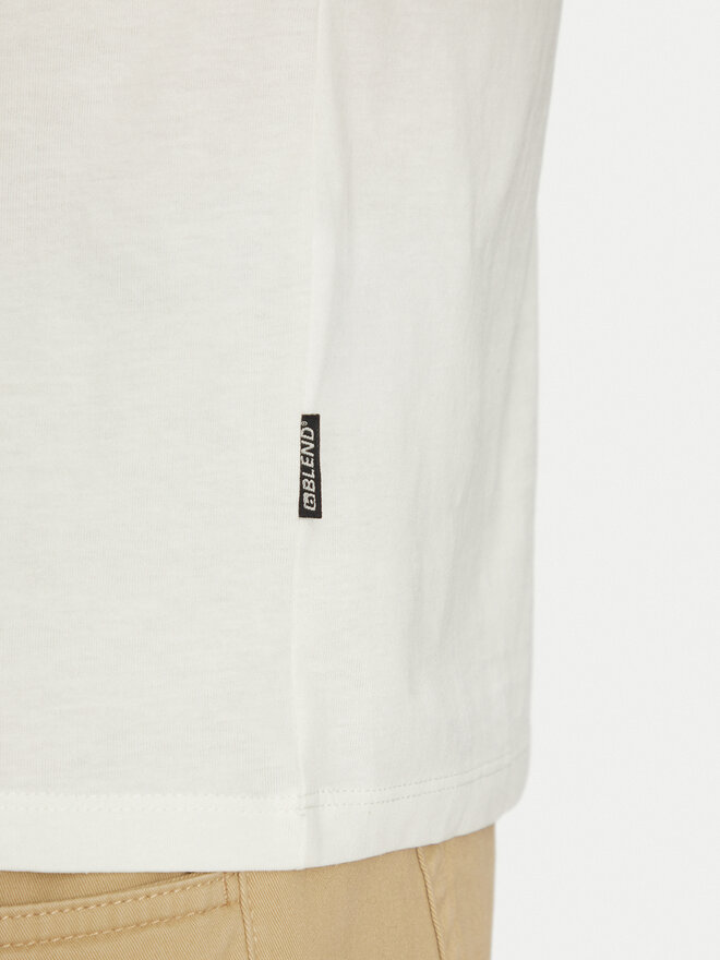 Blend Blend Camiseta 20718311 Blanco Regular Fit