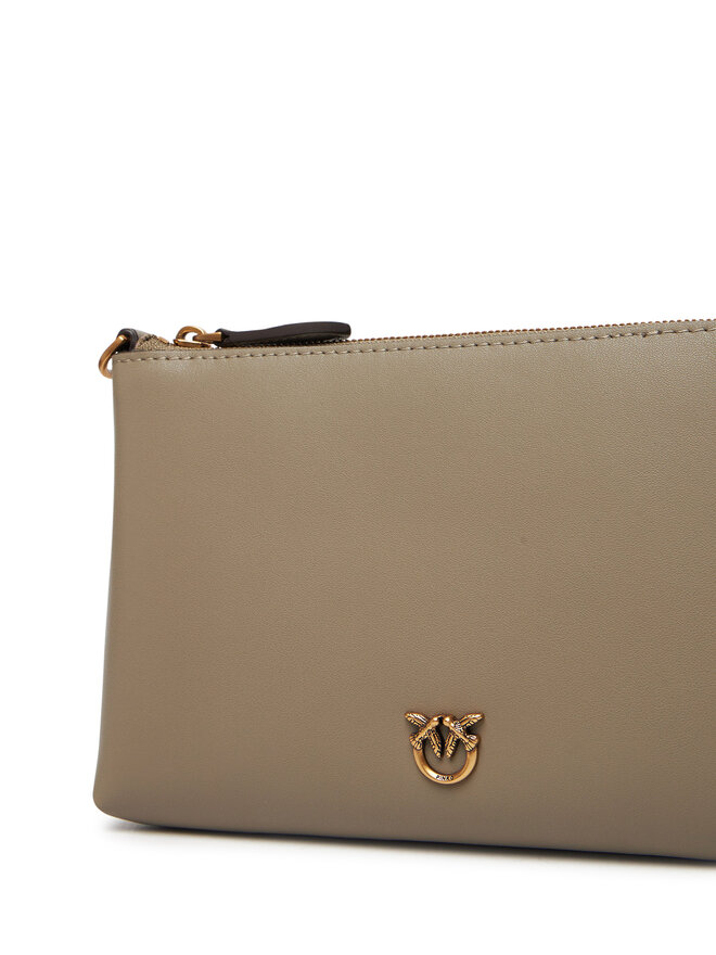 PINKO Bolso PINKO Flat Horizontal Mini AI 25-26 104277 A0F1 Gris