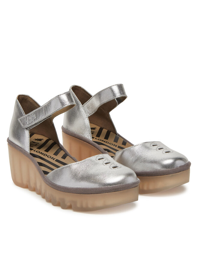 Fly London Pantofi Fly London Bisofly P501305026 Argintiu