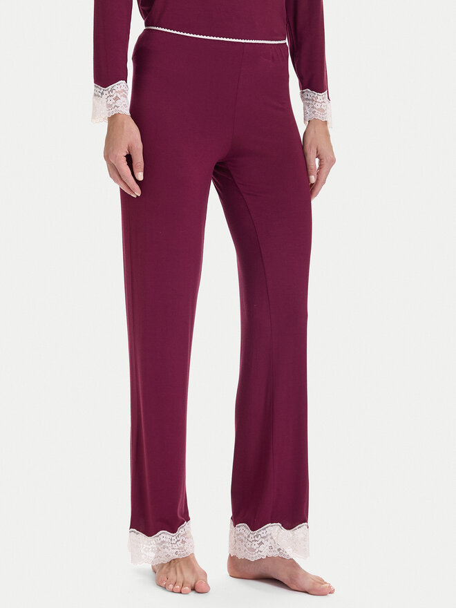 United Colors Of Benetton United Colors Of Benetton Піжамні штани 3Z123F04A Бордовий Regular Fit