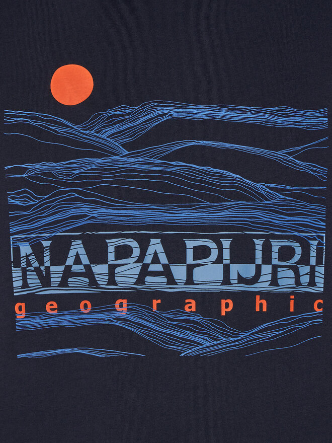 Napapijri Napapijri Camiseta S-Buti NP0A4INM Azul marino Regular Fit