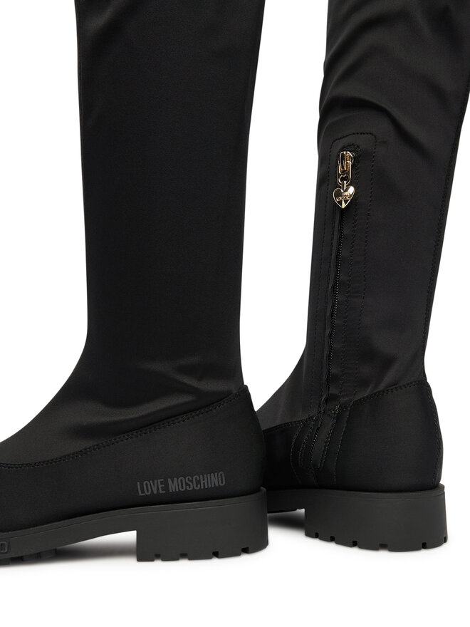 LOVE MOSCHINO Ботфорти LOVE MOSCHINO JA26074G0NIM0000 Чорний