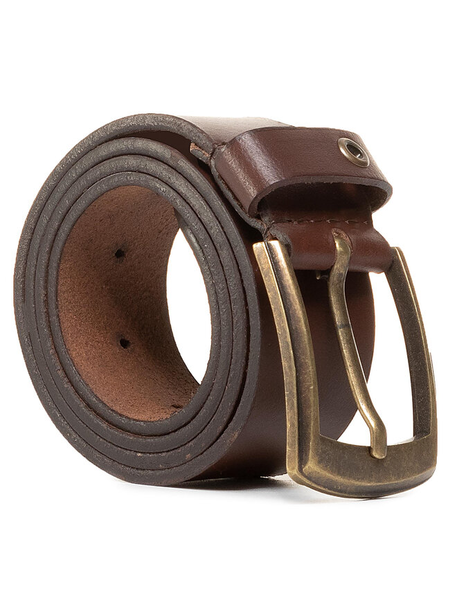 Pepe Jeans Pasek Męski Pepe Jeans Paolo Belt PM020971 Brązowy