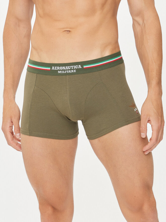 Aeronautica Militare Aeronautica Militare Σετ μποξεράκια 2 τμχ. AM1UBX001 Χακί
