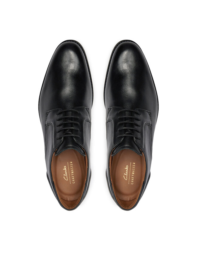 Clarks Туфлі Clarks Craftarlo Lace 26171449 Чорний