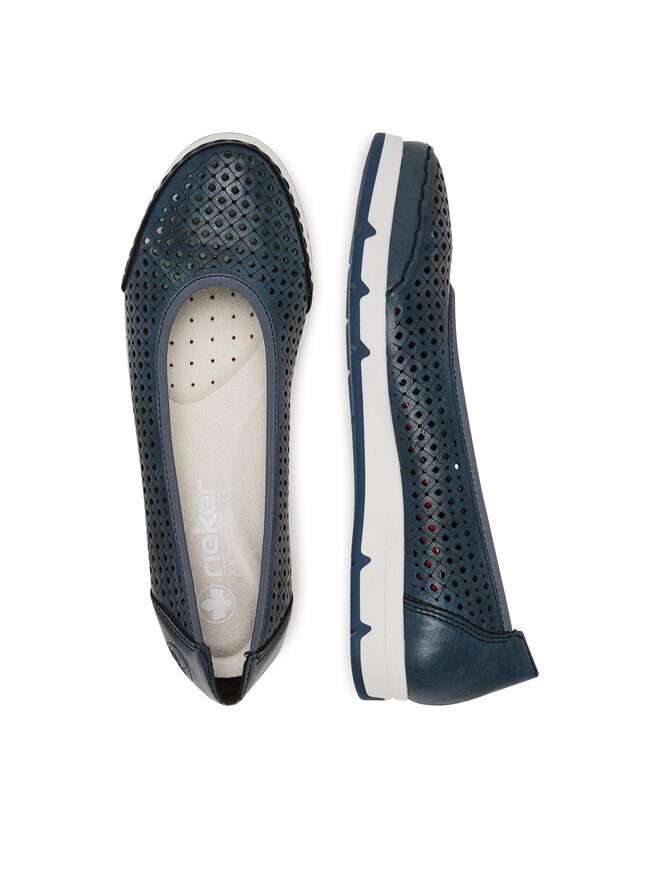 Rieker Ballerinas Rieker L3065-14 Dunkelblau