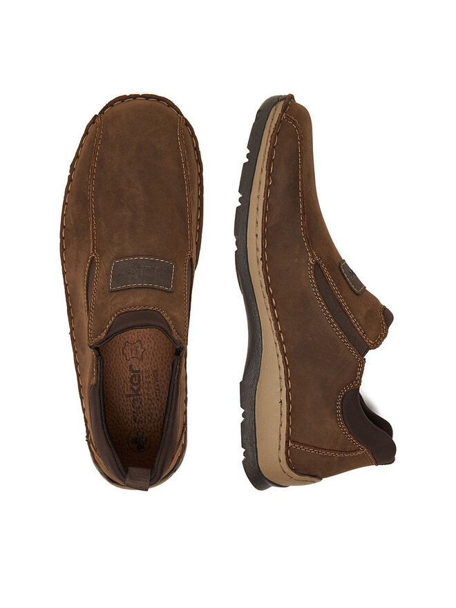 Rieker Półbuty Rieker 05363-26 Brązowy