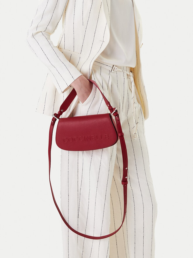 Coccinelle Handtasche Coccinelle E5 QBB 52 01 01 Dunkelrot