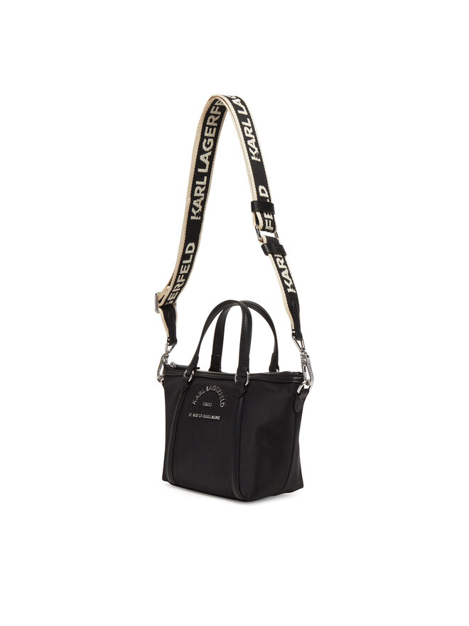 KARL LAGERFELD Ročna torba KARL LAGERFELD A2W30082 Črna