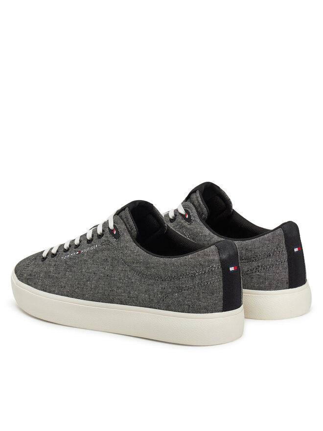 Tommy Hilfiger Zapatillas de tenis Tommy Hilfiger Th Hi Vulc Low Core Chambray FM0FM05389 Gris