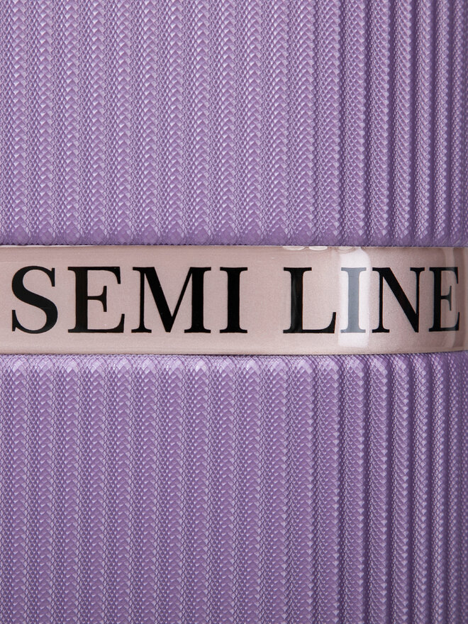 Semi Line Самолетен куфар за ръчен багаж Semi Line T5916-2 Виолетов