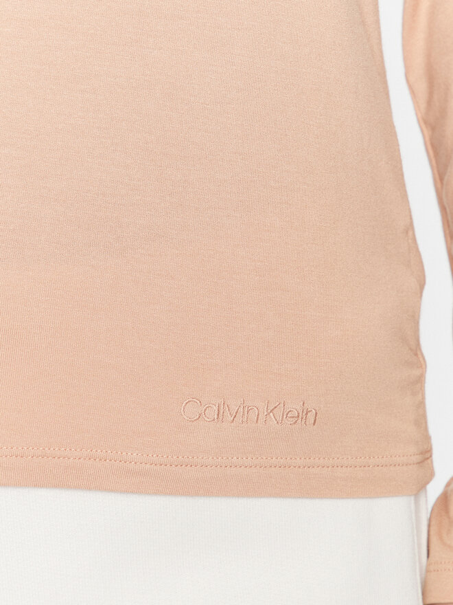 Calvin Klein Underwear Calvin Klein Underwear Zgornji del pižame 000QS7006E Bež Regular Fit