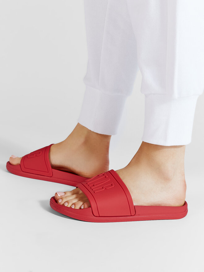Big Star Shoes Klapki Big Star Shoes DD274A270 Czerwony