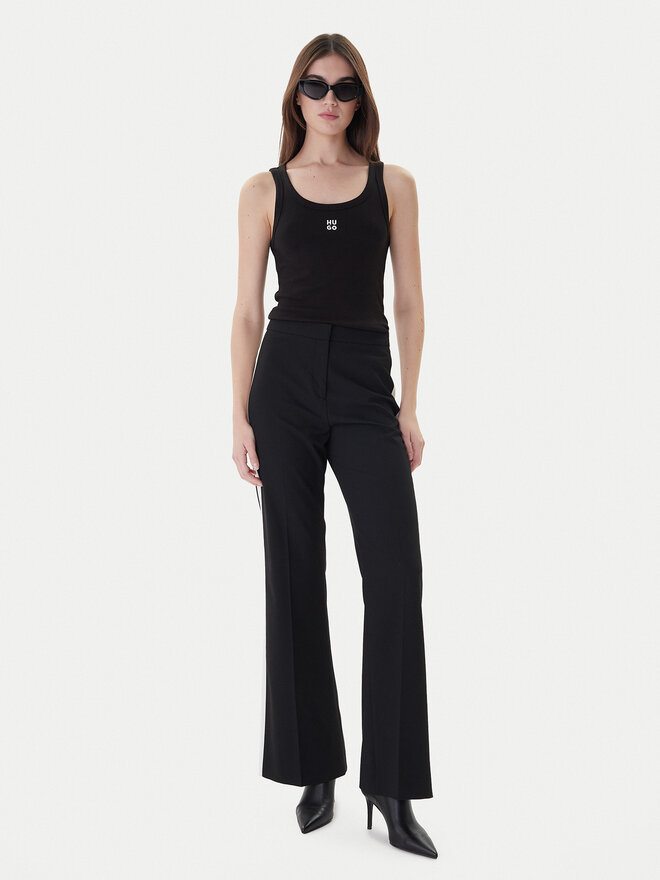 HUGO Hugo Топ Datamia 50514489 Чорний Slim Fit