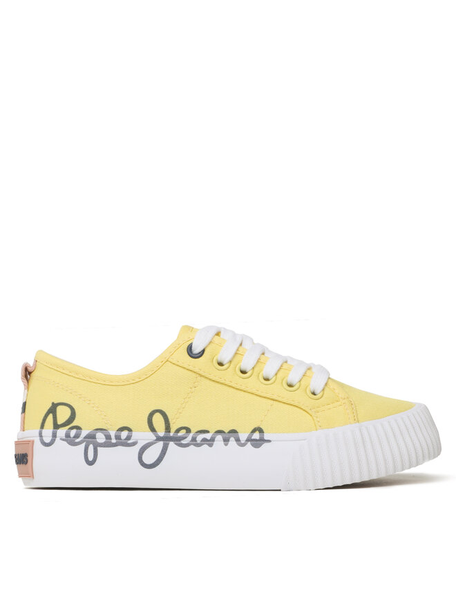 Pepe Jeans Sneakers aus Stoff Pepe Jeans Ottis Log G PGS30577 Gelb