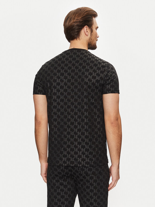 KARL LAGERFELD KARL LAGERFELD T-Shirt 755096 551251 Schwarz Regular Fit