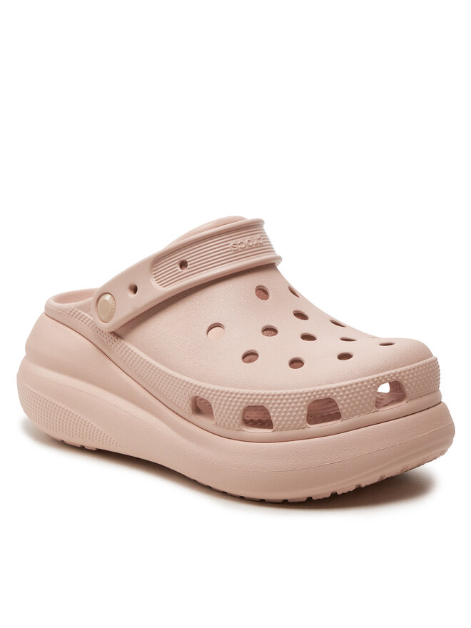 Crocs Şlapi Crocs Classic Crush Clog 207521 Roz