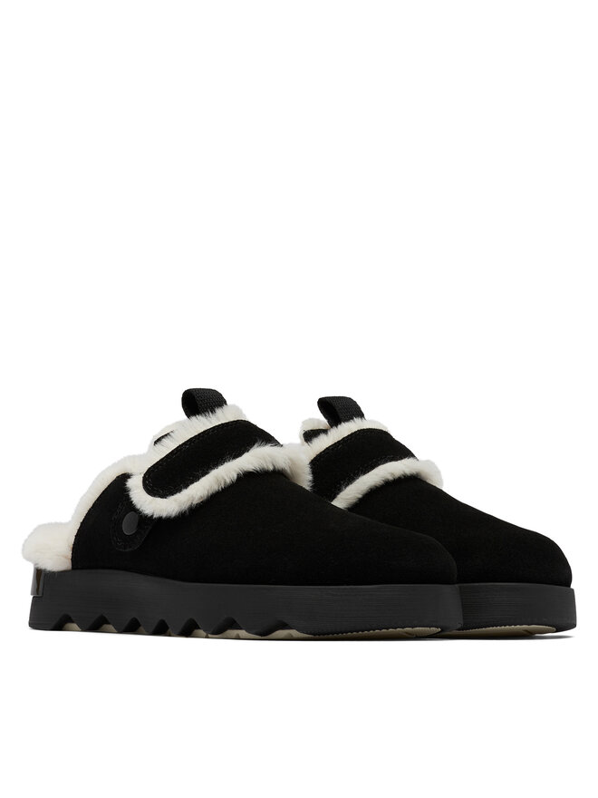 Sorel Bačkory Sorel Viibe Clog Suede Cozy 2048521010 Černá