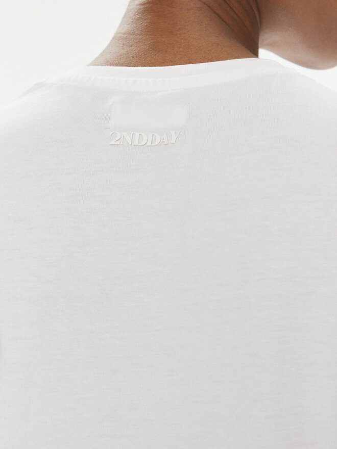 2NDDAY 2NDDAY T-Shirt Frosty 2000243315 Λευκό Regular Fit